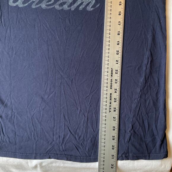 Peace Love & Dreams Women Dress size M Sleepwear ShortSleeve Do Not Disturb Blue - Picture 4 of 7
